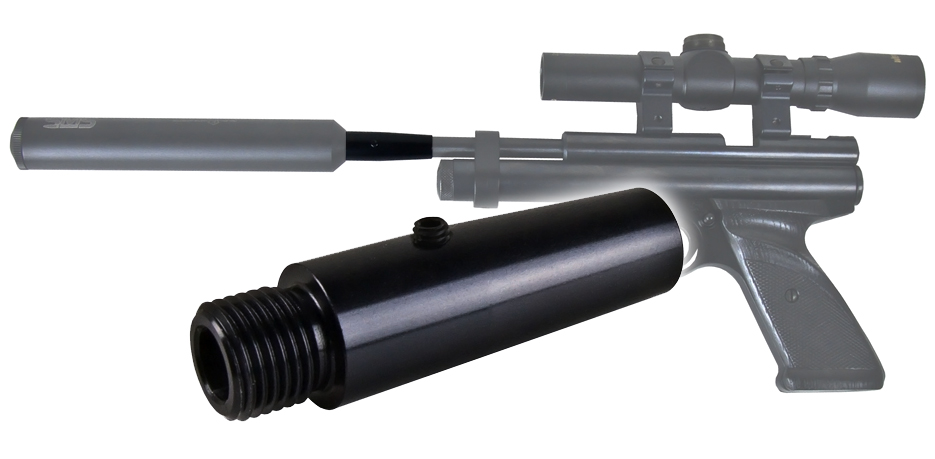 1/2 UNF Universal- Schalldämpferadapter für Läufe mit 11,05 mm Durchmesser, passend für z.B. Crosman 2240