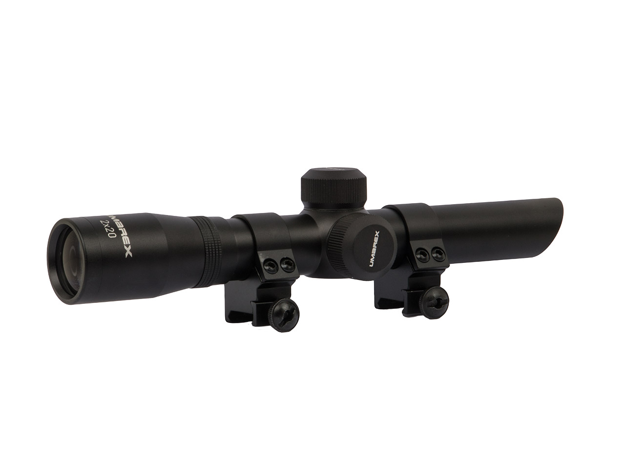 Kurzwaffen Zielfernrohr Umarex 2x20 schwarz Absehen 8 inklusive Weaver-, Picatinny-Montage