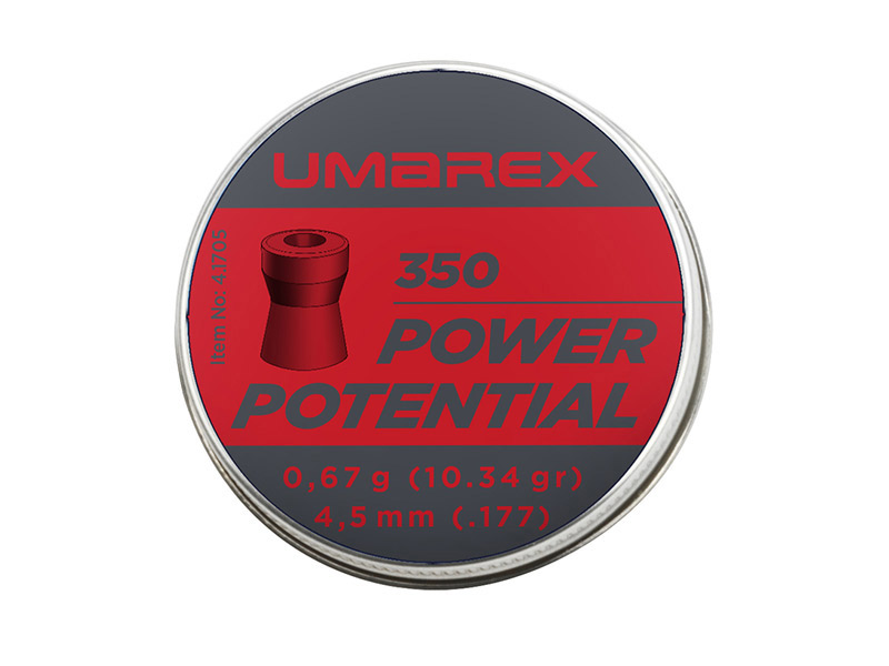 Hohlspitz Diabolos Umarex Power Potential Kaliber 4,5 mm 0,67 g glatt 350 Stück
