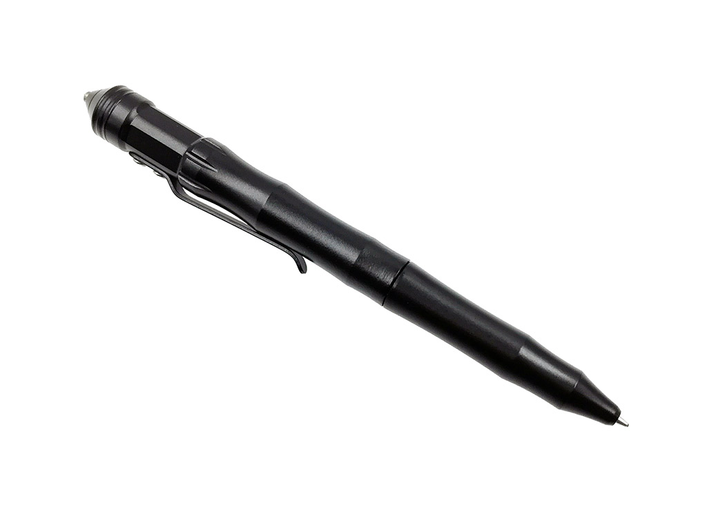 Kubotan Kugelschreiber kh-security Tactical Pen Pro One, Aluminium, schwarz, Länge 145 mm