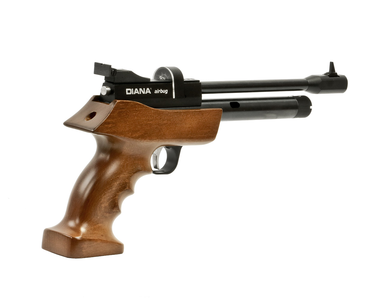 CO2 Pistole Diana Airbug Holz Matchgriff Kaliber 4,5 mm Diabolo (P18)