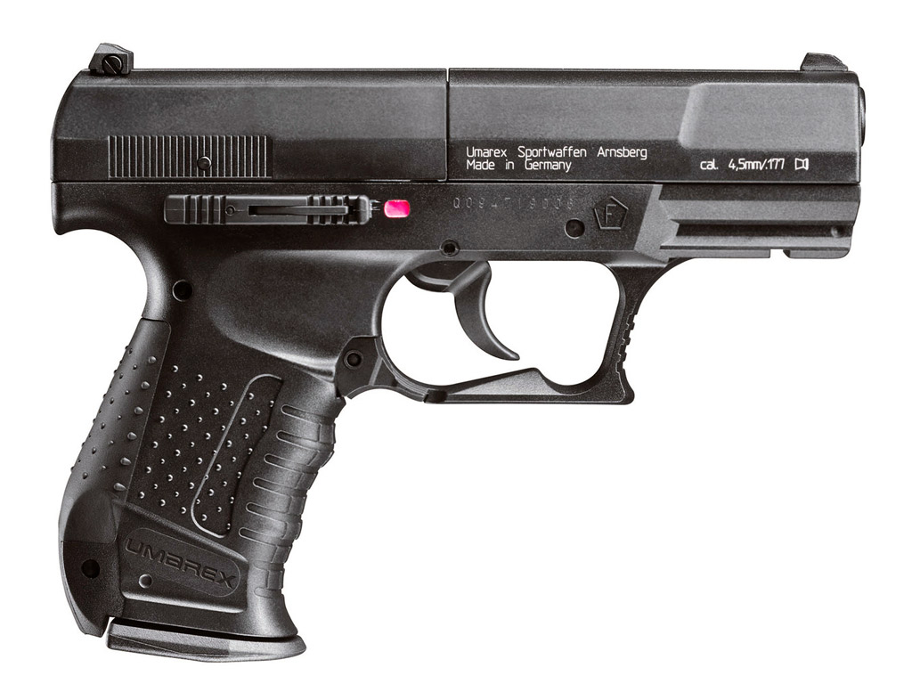 CO2 Pistole Umarex CPS schwarz Kaliber 4,5 mm (P18) <b>+ Diabolos Zielscheiben Speedloader CO2 Kapsel</b>
