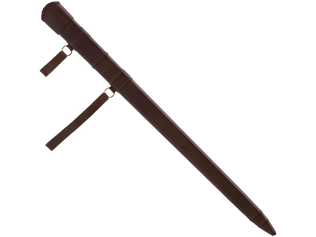 Haller Schaukampfschwert Anderthalbhänder, Klinge 88 cm, Kohlenstoffstahl, inkl.  Leder Holzscheide (P18)