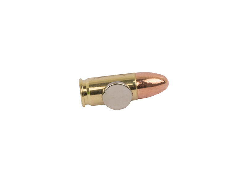 Magnet Kaliber 9 x 19 mm 9 mm Luger Patrone handgefertigt