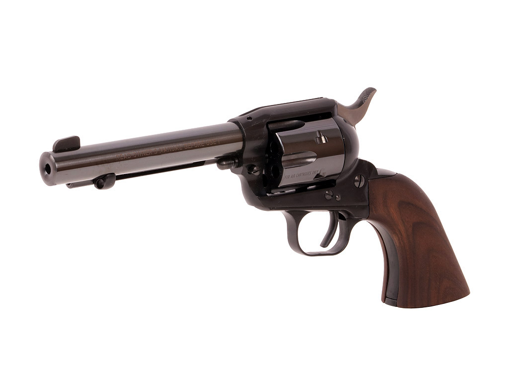 LEP Druckluft Revolver ME Single Action Army 5,5 Zoll Kaliber 4,5 mm (P18) <b>+ Handpumpe LEP Patronen Diabolos</b>