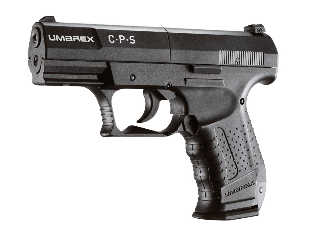CO2 Pistole Umarex CPS schwarz Kaliber 4,5 mm (P18) <b>+ Diabolos Zielscheiben Speedloader CO2 Kapsel</b>