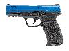 CO2 Pistole RAM Markierer Smith & Wesson M&P9 2.0 T4E LE blau für Gummi-, Pfeffer- und Farbkugeln Kaliber .43 (P18)