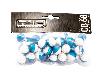 Kreidekugeln Chalk Balls T4E CB 68 Kaliber .68 1,5 g blau-weiss 50 Stück