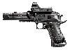 Softair CO2 Pistole Elite Force RaceGun Blowback Kaliber 6 mm BB (P18) <b> + Red Dot Walther Competition III</b>
