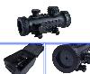 Leuchtpunktvisier BSA RGB Dot Stealth 1x30 mit Irisblende für 22 mm Weaverschiene