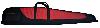 Umarex Gewehrfutteral, schwarz-rot, 122 x 24 cm, Polyester, mit Schultergurt und Außentasche
