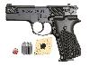 CO2 Pistole Walther CP88 Kunststoffgriffschalen schwarz Kaliber 4,5 mm Diabolo (P18)<b> + Diabolos CO2 Kapsel Zielscheiben Speedloader</b>