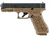 CO2 Softair Pistole Glock 17 Gen5 Coyote Blow Back Metallschlitten Kaliber 6 mm BB (P18)