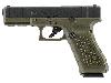 CO2 Pistole Glock 17 Gen5 Battlefield Green Blow Back Metallschlitten Kaliber 4,5 mm BB (P18)