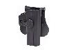 Schnellziehholster Paddel Holster Gürtelholster Swiss Arms für Glock 19 Modelle Kunststoff schwarz