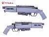 Softair Gewehr Federdruckrepetierer Amoeba Striker S3 Shotgun, urban grey, Kaliber 6 mm BB (P18)