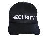 Base Cap SECURITY, schwarz, 100 Prozent Baumwolle, 3D bestickt