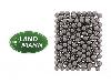 Landmann Stahlkugeln für Steinschleuder, Zwille, poliert, 100 Stück, Kaliber 9 mm