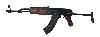 Deko Sturmgewehr Kalashnikov AK 47 mit Klappschaft