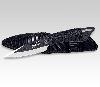 Wurfmesser Linder Scorpion 2M Stahl 420 Klingenlänge 8,8 cm Kordel umwickelt  inkluisve Cordurascheide (P18)