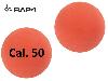 Gummikugeln Rubberballs RAP4 Kaliber .50 orange 100 Stück