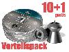 10+1 GRATIS x 400 Stück H & N Hohlspitz-Diabolos TERMINATOR, Jagd, Kal. 4,50 mm, 0,47 g