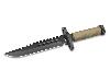 Outdoormesser Böker Magnum M-Spec Survival Knife Stahl Klingenlänge 20 cm inklusive schwarze Scheide (P18)