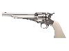 CO2 Revolver Crosman Remington 1875, Nickel Finish hochglanzpoliert, Kaliber 4,5 mm BB und Diabolo (P18)
