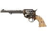 Deko Kavallerierevolver Colt Peacemaker USA 1973 Single Action Army Kaliber .45 Länge 34 cm verziert weiße Griffschalen