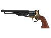 Deko Vorderlader Revolver Colt USA 1860 amerikanischer Bürgerkrieg Kaliber .44 schwarz Holzgriffschalen