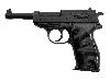 Denix Automatic Pistole Walther P38 deutsche Militärpistole 1938 Länge 24 cm schwarz