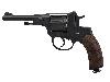 CO2 Revolver Gletcher Nagant NGT F schwarz mit gezogenem Lauf Kaliber 4,5 mm BB (P18)