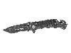 Rettungsmesser Smith & Wesson Borader Guard Tanto Stahl 7Cr17MoV Klingenlänge 9 cm (P18)
