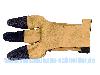 Schießhandschuh Bearpaw für Bogenschützen Größe L Leder