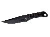 Wurfmesser Haller Stahl 420 Klingenlänge 8,0 cm schwarz Griff Kordelwicklung inklusive Nylonscheide (P18)
