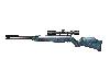 Starrlauf Luftgewehr Weihrauch HW 97 K Blue SD blauer Schichtholzschaft Schalldämpfereinsatz Kaliber 4,5 mm (P18)