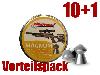 Vorteilspack 10+1 Rundkopf Diabolos Weihrauch Magnum Kaliber 4,51 mm 0,69 g glatt 11 x 400 Stück
