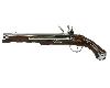 Vorderlader Steinschlosspistole French 1733 Flintlock Pistol, stahl, Kaliber .61 bzw. 15,5 mm (P18)