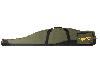 Gewehrfutteral Gewehrtasche Buffalo River 125 x 19 cm abschließbar Unterseite aus Gummi Außentasche grün schwarz