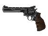 LEP Druckluft Revolver ME Competition 6 Zoll Stahllaufmantel brüniert Holzgriff Kaliber 4,5 mm (P18)