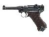 Schreckschuss Pistole Melcher ME P 08 antik look Holzgriff Kaliber 9 mm P.A.K. (P18)