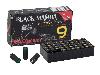 Platzpatronen Black Mamba Kaliber 9 mm P.A. Nitro für Pistolen Stahl schwarz 50 Stück (P18)