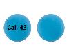 Gummikugeln Rubberballs RAM RAP4 Kaliber .43 blau 100 Stück