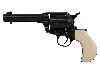 Deko Revolver Kolser Colt Thunderer Single Action Army .45 Peacemaker USA schwarz elfenbeinfarbene Kunststoffgriffschalen
