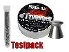 Testpack Flachkopf Diabolos SWS Thunder Kaliber 4,5 mm 0,53 g glatt 40 Stück