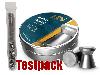 Testpack Flachkopf Diabolos H&N Match Heavy Kaliber 4,5 mm 0,53 g glatt 40 Stück