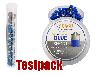 Testpack- Diabolo Elko Blue Short, Spitzkopf, Kunststoffmantel, bleifrei, 0,41 g, Kaliber 4,5 mm, 40 Stück