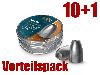 Vorteilspack 10+1 Hohlspitz Diabolos H&N Slug HP Kaliber 4,51 mm 1,30 g 20 gr glatt 11 x 250 Stück