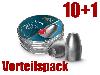 Vorteilspack 10+1 Hohlspitz Diabolos H&N Heavy Slug Kaliber 5,53 mm 2,20 g 34 gr 11 x 150 Stück