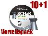 10+1 GRATIS x 500 Stück JSB SCHaK Middle Weight Diabolo, Flachkopf, glatt, 0,520 g, Kaliber 4,50 mm